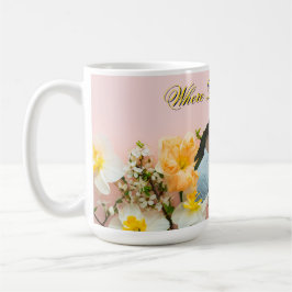 Where Love Blooms Mug | Spring Romance Photo Mug Koffiemok