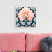 Where Pink Meets Blue Canvas Afdruk (Insitu (Woonkamer))