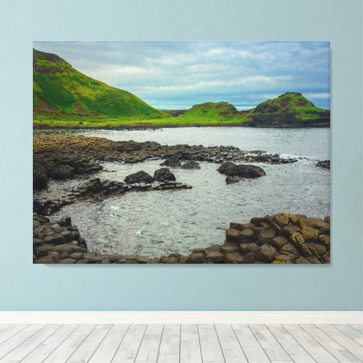 Where Stone Meets Legend Canvas Afdruk (Insitu (Houten vloer))