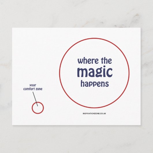 "Where The Magic Happens" Postcard Briefkaart (Voorkant)