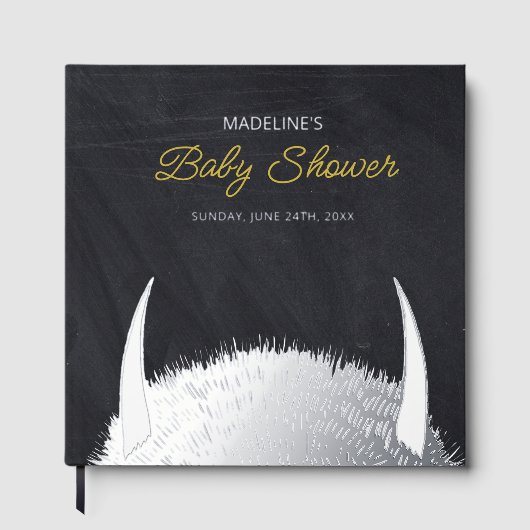 Where the Wild Things Are Baby Shower Gastenboek (Voorkant)