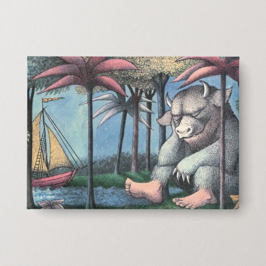 Where The Wild Things Are | Boekomslag Button (Voorkant)