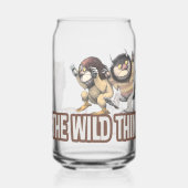 Where the Wild Things Are Characters on Logo Blikvorm Glas (Links)