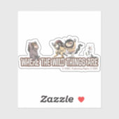Where the Wild Things Are Characters on Logo Sticker (Vel)
