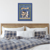 Where the Wild Things Are Grafisch Canvas Afdruk (Insitu (Slaapkamer))
