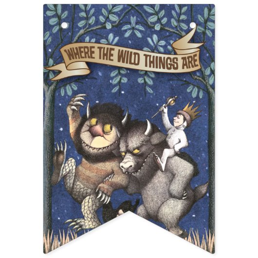 Where the Wild Things Are Illustrated Vlaggetjes (Eerste vlag)
