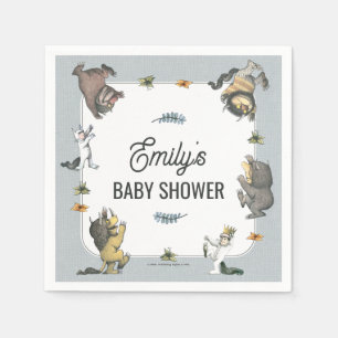 Where the Wild Things Are Karakter Baby Shower Servet