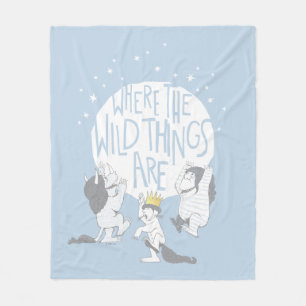Where The Wild Things Are   Maan & Sterren Fleece Deken