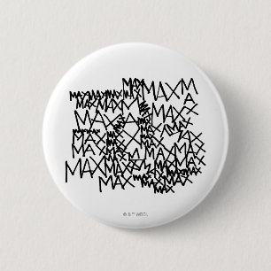 Where the Wild Things Are   Max herhaalt Ronde Button 5,7 Cm