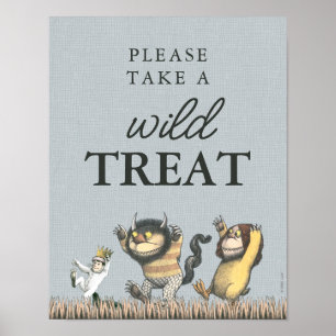 Where the Wild Things Are Neem een traktatie Poster