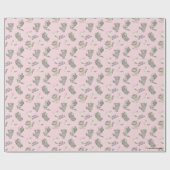 Where the Wild Things Are Pink Star Pattern Cadeaupapier (Vlak)