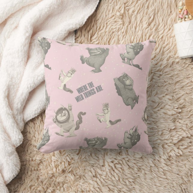 Where the Wild Things Are Pink Star Pattern Kussen (Deken)