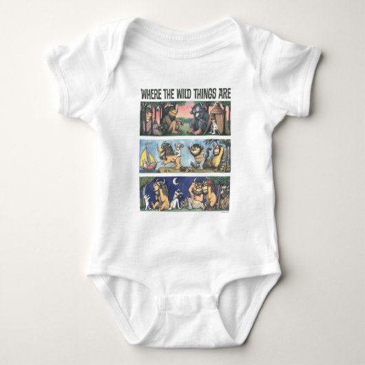 Where The Wild Things Are Scenes Romper (Voorkant)