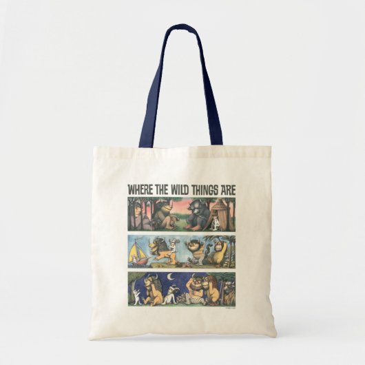 Where The Wild Things Are Scenes Tote Bag (Voorkant)