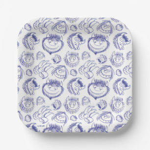 Where the Wild Things Are Schets Patroon Papieren Bordje
