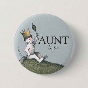 Where the Wild Things Are   Tante Wordt Het Ronde Button 5,7 Cm