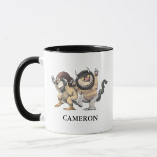 Where the Wild Things Are Voeg je naam toe Mok