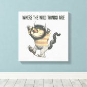 Where the Wild Things Are | Wild Thing Canvas Afdruk (Insitu (Houten vloer))