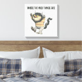 Where the Wild Things Are | Wild Thing Canvas Afdruk (Insitu (Slaapkamer))
