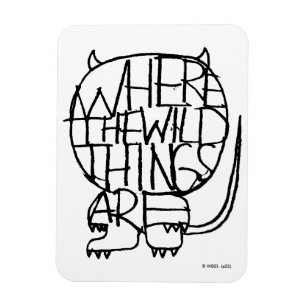 Where the Wild Things Are   Wild Thing-schets Magneet