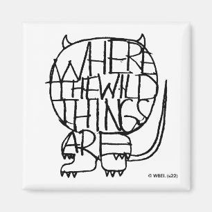 Where the Wild Things Are   Wild Thing-schets Magneet