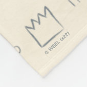 Where the Wild Things Quote-patroon Fleece Deken (Hoek)