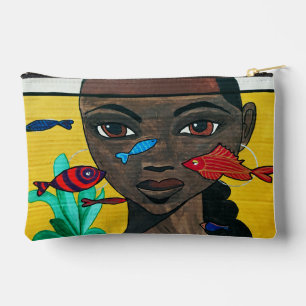 Where Thoughts Swim Zwarte Vrouw Kunst Afrocentr Etui