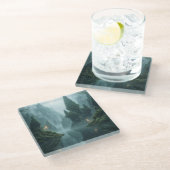 Where Winged Spirits Wander Glazen Onderzetter (Schuin)