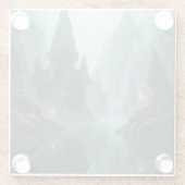 Where Winged Spirits Wander Glazen Onderzetter (Achterkant)