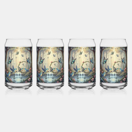 Where Wings Meet Petals and Magic Blikvorm Glas (Voorkant)