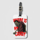 Where's My Candy  Bagagelabel (Voorkant (verticaal))