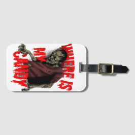 Where's My Candy Bagagelabel