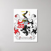 Whetstone Family Crest Canvas Afdruk (Voorkant)