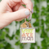 Whey Aye Man Keyring Geordie Gifts Sleutelhanger (Hand)