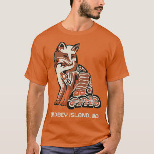 Whidbey Island Native American Tribal F T-shirt