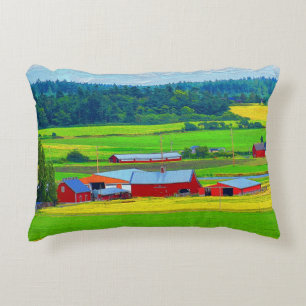 Whidbey Island Red Barn Accent Pillow Kussen