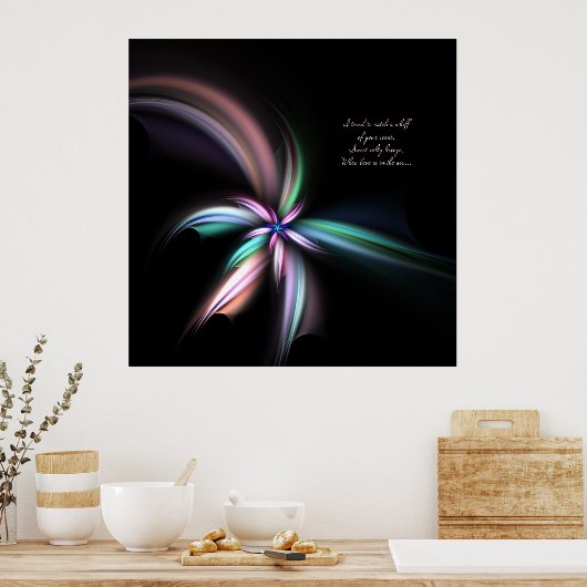 Whiff - Art fractal, affiche (Cuisine)