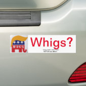 Whigs Bumpersticker (Op auto)