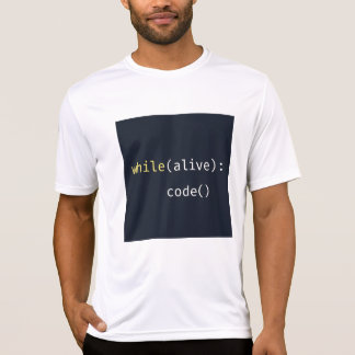 While Alive Code – Programmer T-Shirt