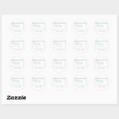 while(true): Oneindige Lus - Dev Sticker Cadeau (Vel)