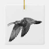 Whimbrel Keramisch Ornament (Achterkant)