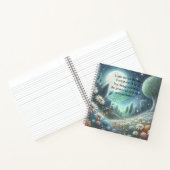 Whimical Night & Quote Notitieboek (Binnen)