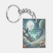 Whimical Night & Quote Sleutelhanger (Voorkant Links)