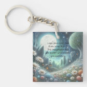 Whimical Night & Quote Sleutelhanger (Voorkant)