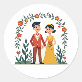 Whimige Romantische Couples Sticker