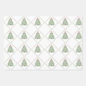 Whimiscal Christmas Tree Wrapping Paper (Voorkant 2)