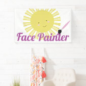 Whimiscal Zon Gezichtsschilder Gezichtsbeschilderi Spandoek (Insitu)