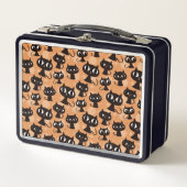 Whimisical Black Cats Lunch Box (Voorkant)