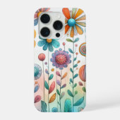 Whimisical Colorful Wildflowers | Phone Case (Verso)