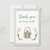 Whimsal Fairytale Animal Flat Carte de remerciemen (Devant)